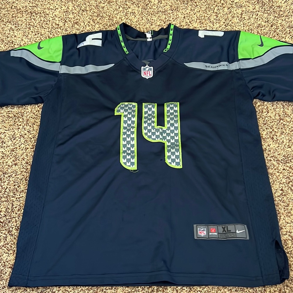Seahawks Jersey #14 Metcalf